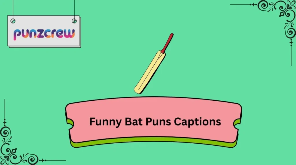 Funny Bat Puns Captions