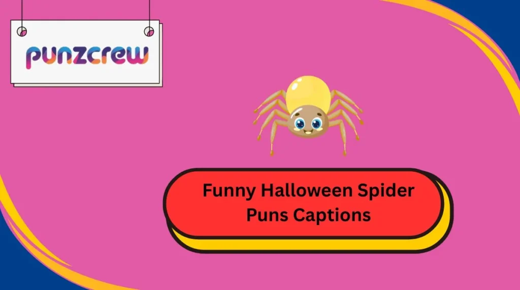 Funny Halloween Spider Puns Captions