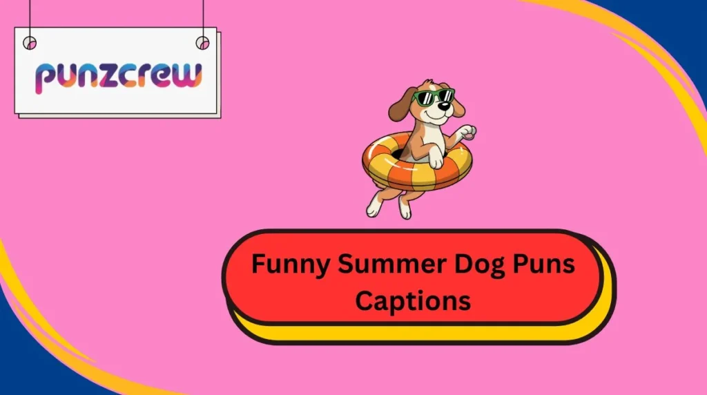 Funny Summer Dog Puns Captions