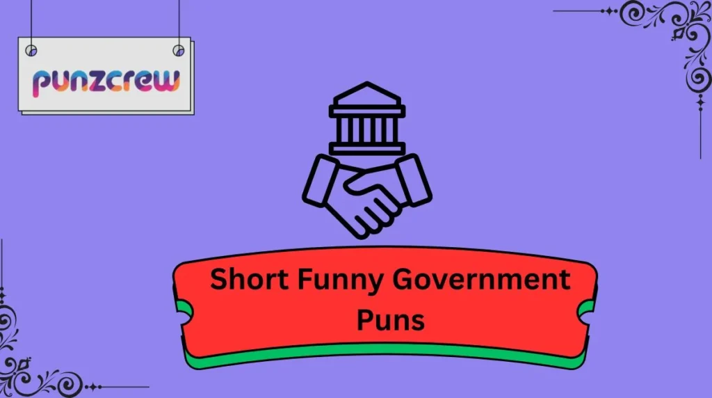 Short Funny Government Puns